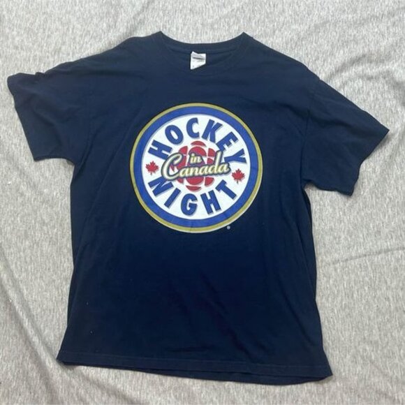 Hockey Night in Canada Shirt mens extra large fruit of the loom don cherry ron m - Picture 1 of 9